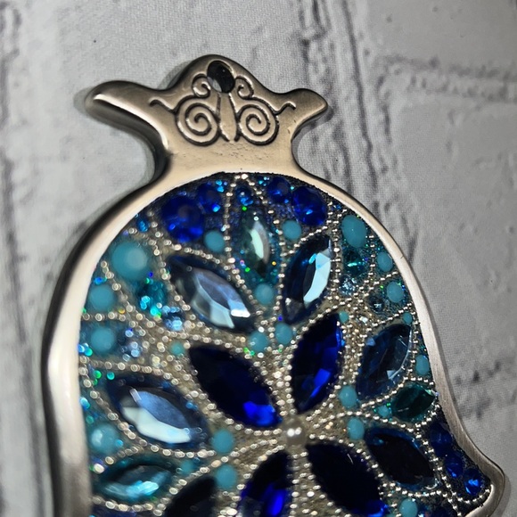 Lenox Blue Brilliance Good Luck Hamsa Wall Plaque - Picture 12 of 13
